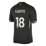 Günstige Fußballtrikots Liverpool Gakpo 18 Kinder Auswärtstrikot 2024-25 Kurzarm